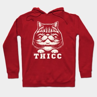 Cute Thicc Cat Hoodie